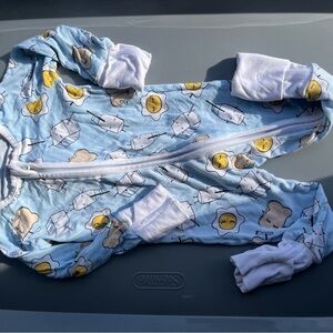 Little Sleepies with Egg and Toast Print